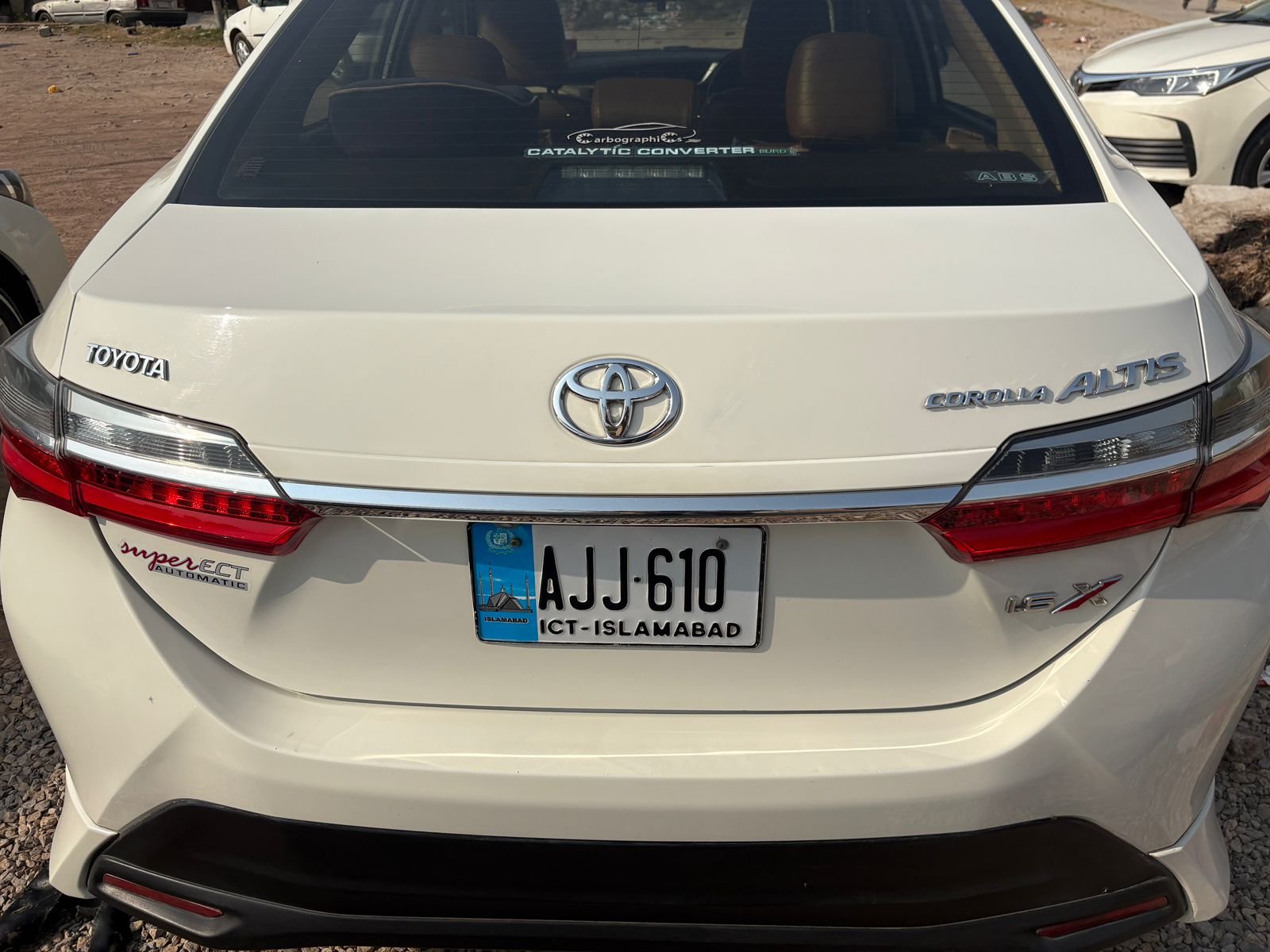 Toyota Corolla Back Side